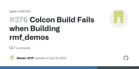 Ros2 Colcon build failed ,rclpy -error &39;PyErrwarnformat&39; was not decleared in the scope Ask Question Asked 4 months ago Modified 17 days ago Viewed 517 times 0 Trying to install Ros2 humble in ubuntu 20. . Colcon build failed